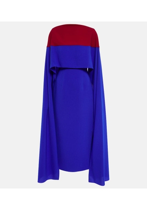 Roksanda Elina cape midi dress