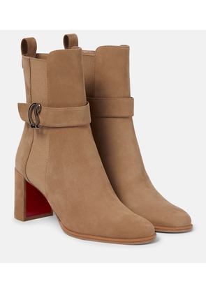 Christian Louboutin CL Chelsea Booty suede ankle boots