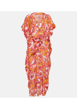 Poupette St Barth Andrea floral kaftan