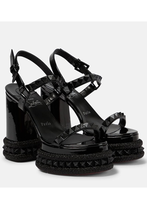 Christian Louboutin Superaclou patent leather platform sandals