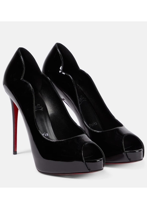 Christian Louboutin Patent leather platform pumps