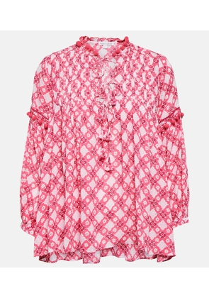 Poupette St Barth Clara printed blouse