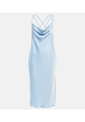 Rotate Bridal Grace satin midi dress