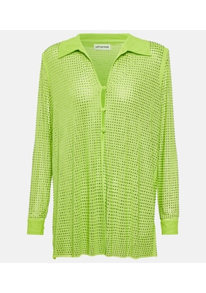 Self-Portrait Embellished shirt
