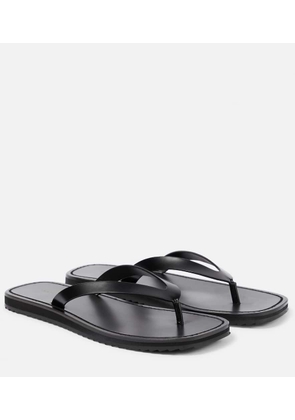 The Row Leather thong sandals