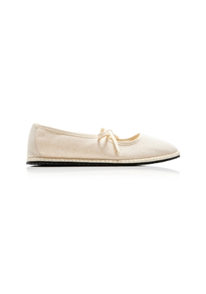 ViBi VENEZiA Exclusive Brigitte Linen Mary Jane Flats - Moda Operandi