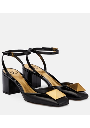 Valentino Garavani One Stud patent leather pumps