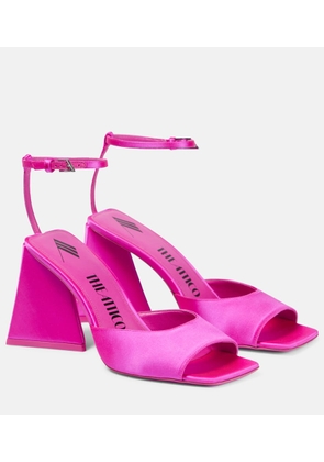The Attico Piper fluo high sandals 85mm
