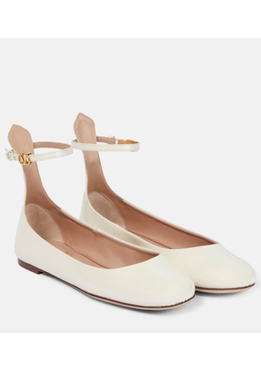 Valentino Garavani Tan-Go patent leather ballet flats
