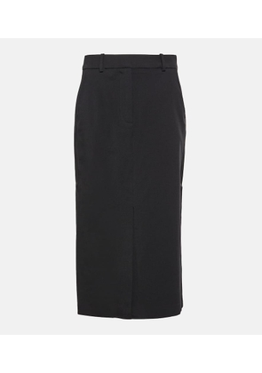 CO Wool-blend pencil skirt