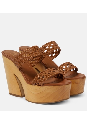 Malone Souliers Pamela leather platform sandals