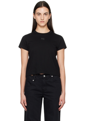 alexanderwang.t Black Puff Logo Shrunken T-shirt