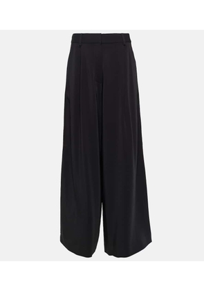 CO High-rise jersey wide-leg pants
