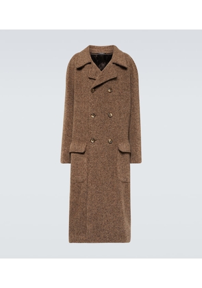 Dolce&Gabbana Double-breasted alpaca-blend coat
