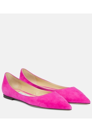 Jimmy Choo Love leather ballet flats