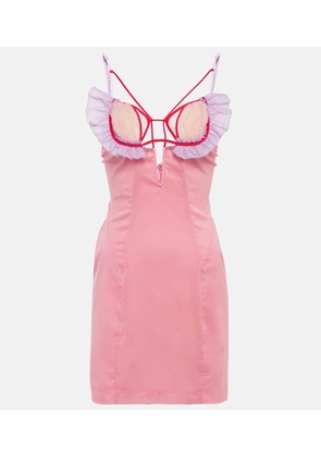 Nensi Dojaka Silk-blend minidress