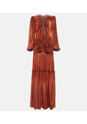 Costarellos Sabrina velvet devore gown