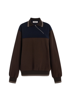 Miu Miu Oversized Knit Sweatshirt - Moda Operandi