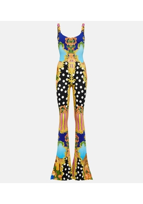 Versace Medusa Palm Springs flared jumpsuit
