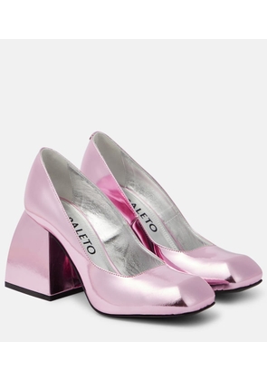 Nodaleto Bulla Air 90 metallic leather pumps