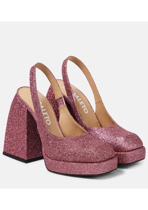 Nodaleto Bulla Jill glitter slingback pumps