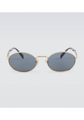 Prada Logo oval sunglasses