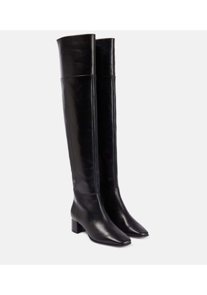 Jimmy Choo Loren 45 leather over-the-knee boots