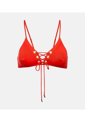 Melissa Odabash Marrakech lace-up bikini top