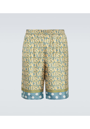 Versace Versace Allover silk shorts