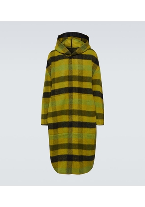 Rick Owens Checked wool coat