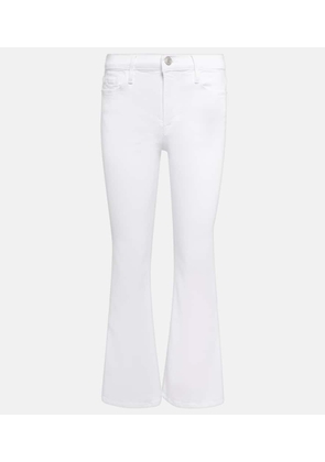 Frame Le Crop Flare Mini Slits high-rise jeans