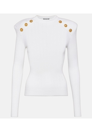 Balmain Embellished knit sweater