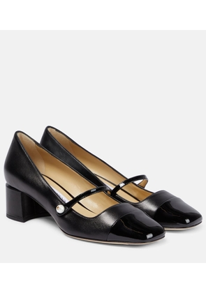 Jimmy Choo Elisa 45 leather pumps