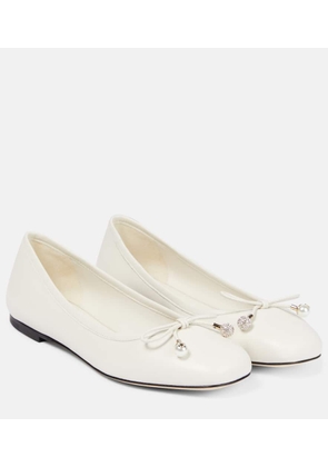 Jimmy Choo Elme leather ballet flats