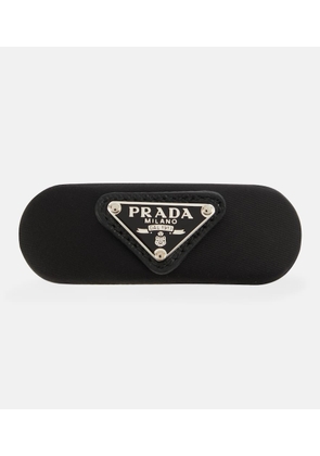 Prada Logo hair clip