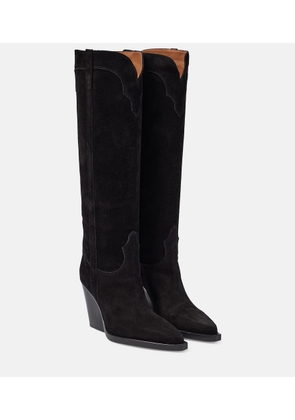 Paris Texas El Dorado suede cowboy boots