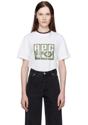 A.P.C. White Platine T-shirt