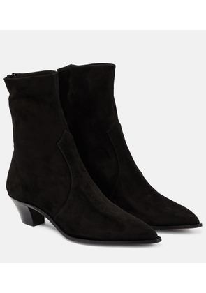 Aquazzura Brunswick suede ankle boots