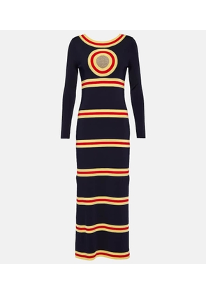 Rabanne Striped maxi dress