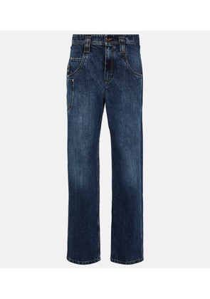 Brunello Cucinelli Mid-rise wide-leg jeans