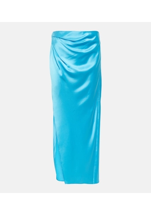 The Sei Silk midi skirt