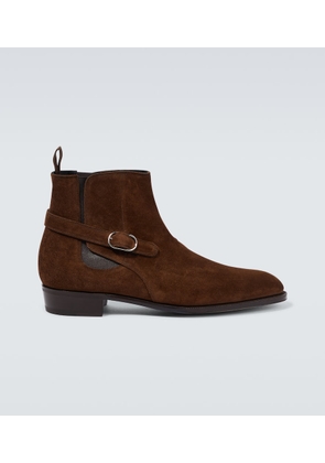John Lobb Mason suede Chelsea boots