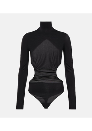 Wolford x N21 cutout turtleneck bodysuit