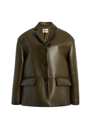 Miu Miu Leather Jacket - Moda Operandi