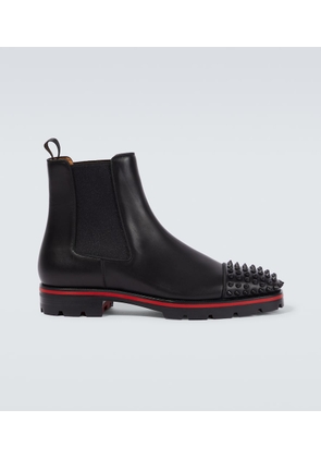Christian Louboutin Melon Spikes leather Chelsea boots