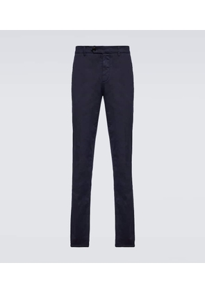 Brunello Cucinelli Cotton-blend slim pants