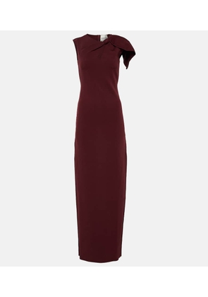 Roland Mouret Asymmetric cutout maxi dress