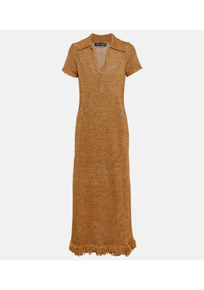 Proenza Schouler Tassel-trimmed midi dress