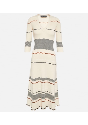 Proenza Schouler Striped midi dress