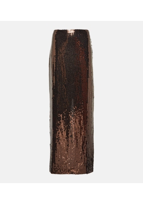 Taller Marmo Eva sequined maxi skirt
